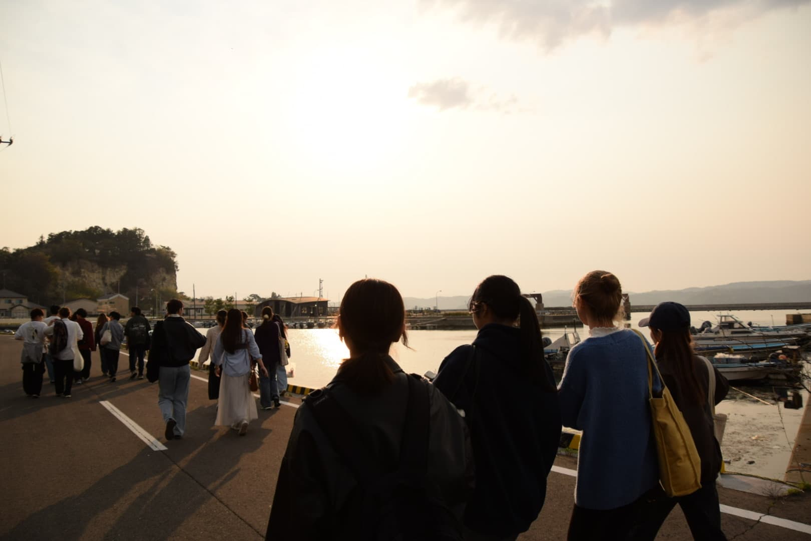 桂島の港